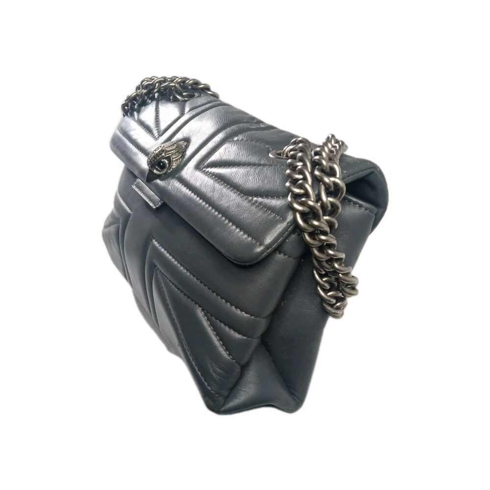 Kurt Geiger London Kensington shoulder Bag Medium Crossbody Bag Gray - Picture 5 of 12